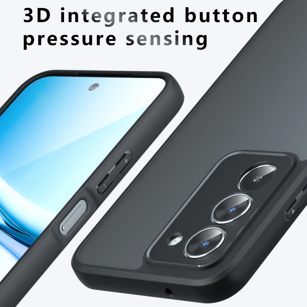 Schutzhülle für Redmi 15, Europa-Version (171 mm), ultradünn, matt, durchscheinend und transparent, vollständiger Schutz, Funda Capa