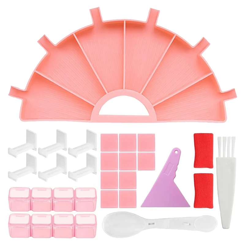 Palette de rangement pour peinture diamant 5D, kit d'escalade, accessoire, 6 grilles