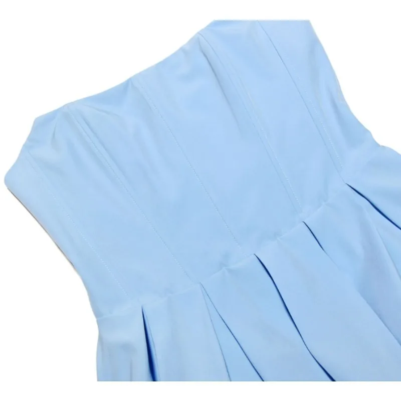 Zomer Nieuw in Elegante Strapless Flare Jurk Wit Sexy Corset Jurk Nacht Feestjurken Dames