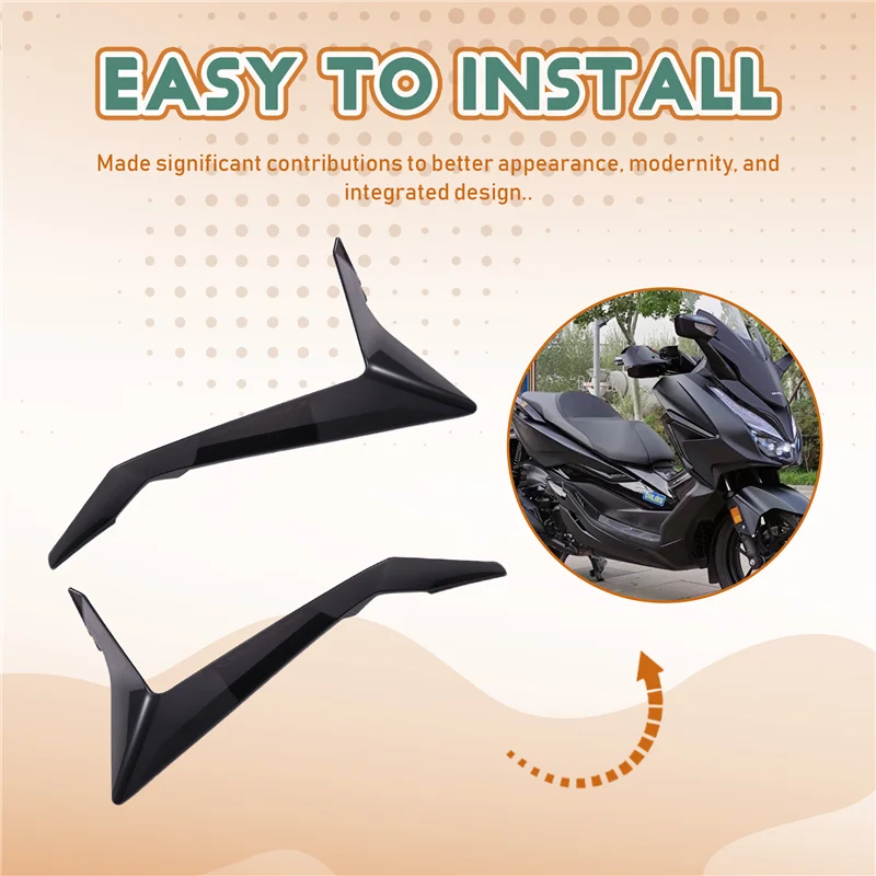 

Wind Deflector Motorcycle Side Air Deflectors For Honda Forza750 Forza 750 2025 Decorative Side Windshield Leg Fairing Gray
