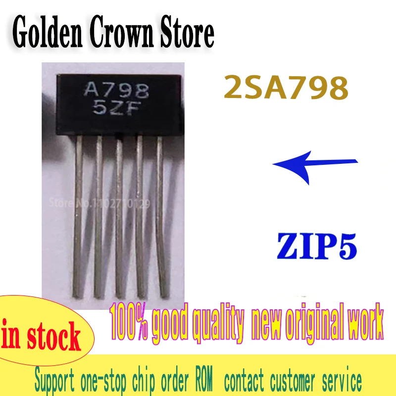 1PCS/Lot  2SA798 A798 ZIP-5 For low-noise differential amplification new original in stock