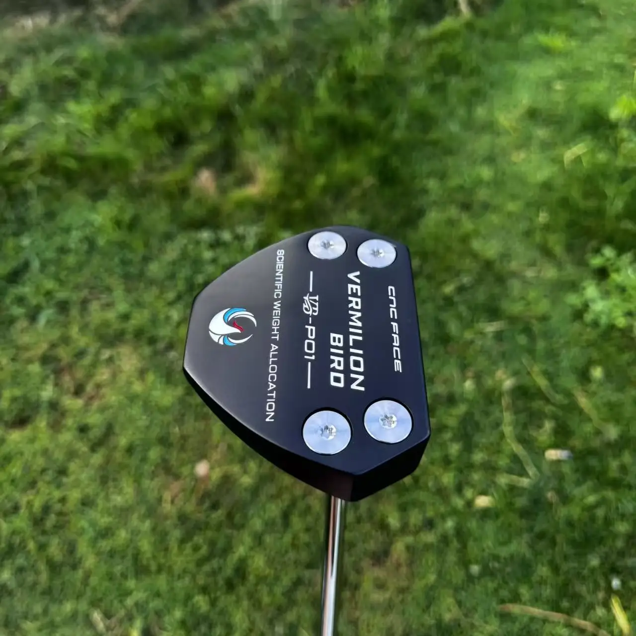 【Superior Feel】Vermilion Bird Golf Putter Non-Slip PU Grip Zinc Alloy Head for Enhanced Green Control & Stability