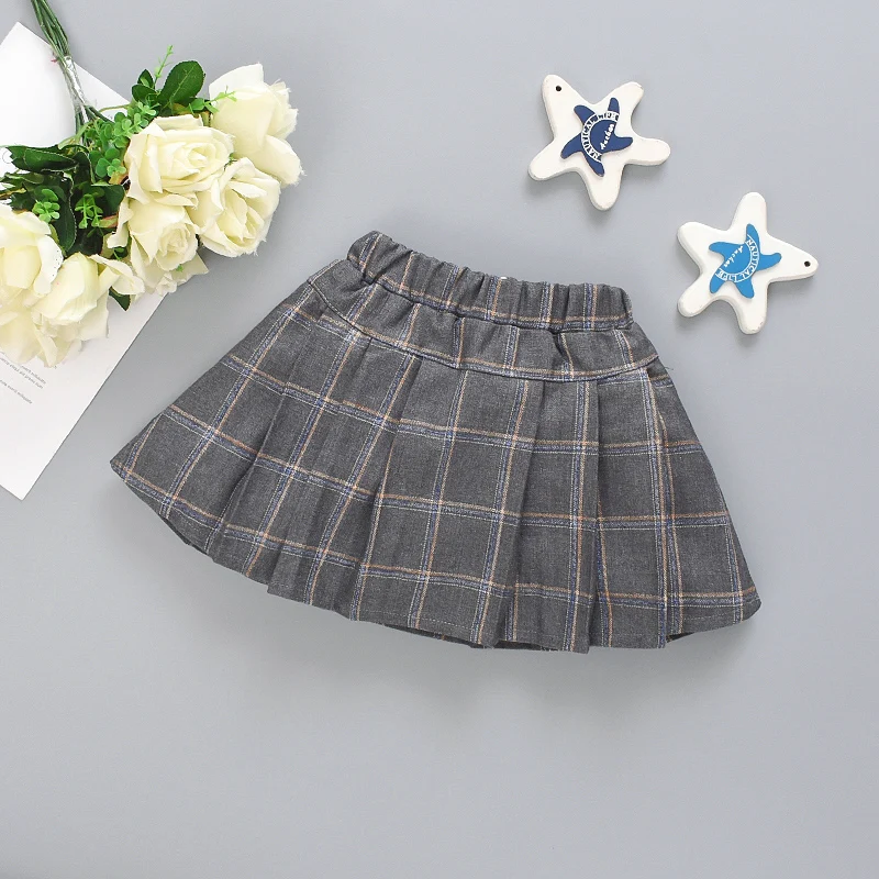 Type Summer Pleated Skirt Plaid Pattern Campus Style Straight Skirt Sweet Princess Skirt Simple Casual Everything With Korean