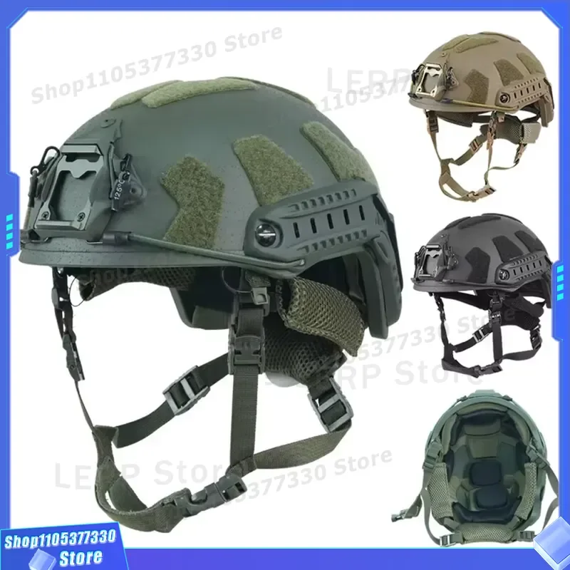 FAST IIIA Tactical Helmet Lightweight Protective Gear for Outdoor Training Airsoft Paintball Ballistic Head Protection US