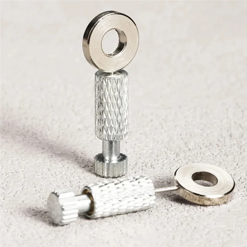 AA76-6Pcs الجلود خياطة تحديد المواقع إبرة DIY أداة خياطة موقف ثابت إبرة الجلود إبرة خياطة ثابتة #4