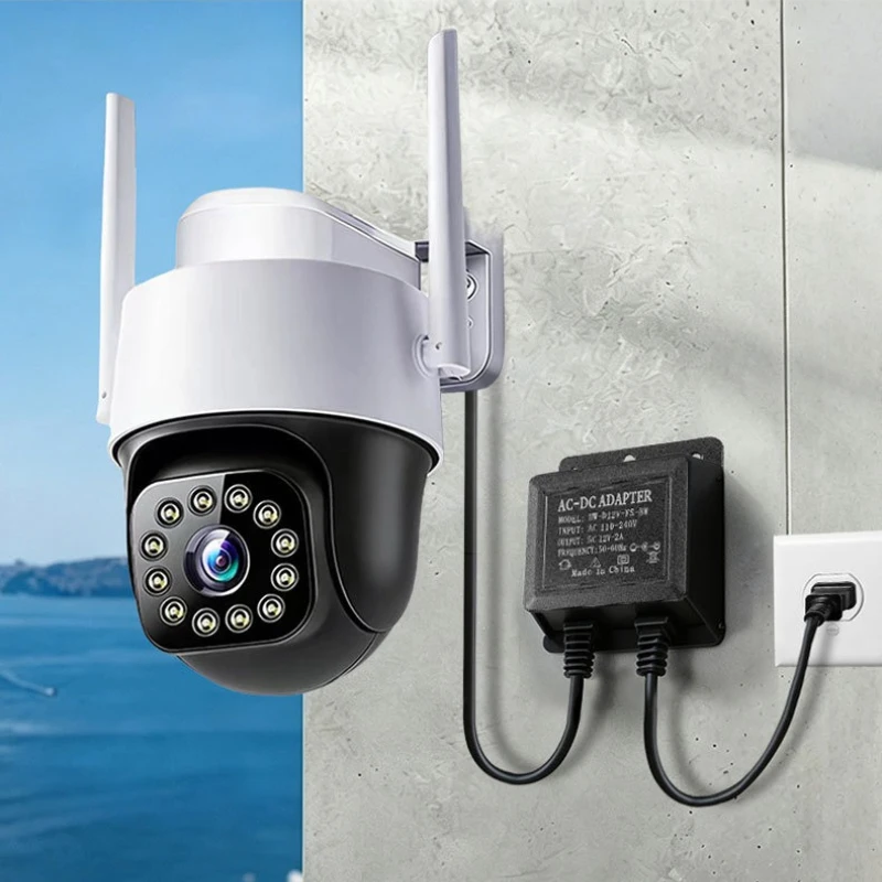 12V 2A CCTV Power Adapter, Outdoor Waterproof Switching Power Supply for Security Camera