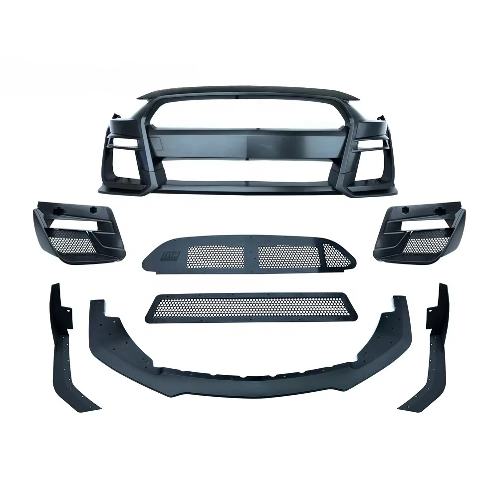 

MP CONCEPTS GT500 СТИЛЬ ПОЛНЫЙ КОМПЛЕКТ ПЕРЕДНЕГО БАМПЕРА КОМПЛЕКТ ПП ИНЖЕКЦИЯ ПОДХОДИТ для Ford Mustang Shelby Gt500 2018-2023custom