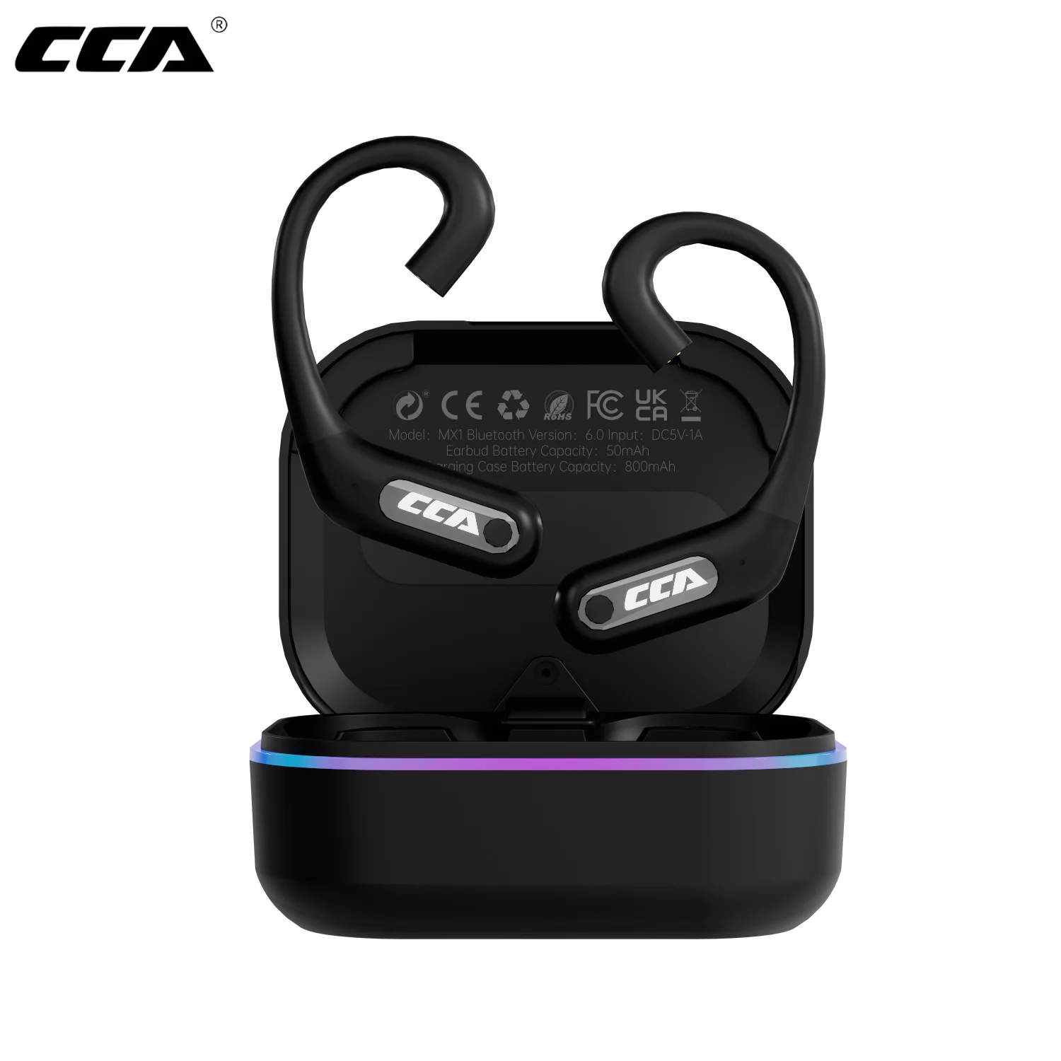 CCA CCA MX1 HD Bluetooth-Compatible Module 6.0 Headphones Wireless Upgrade Cable HIFI Wireless Ear Hook CPin With Charging Case - Aliexpress Deal