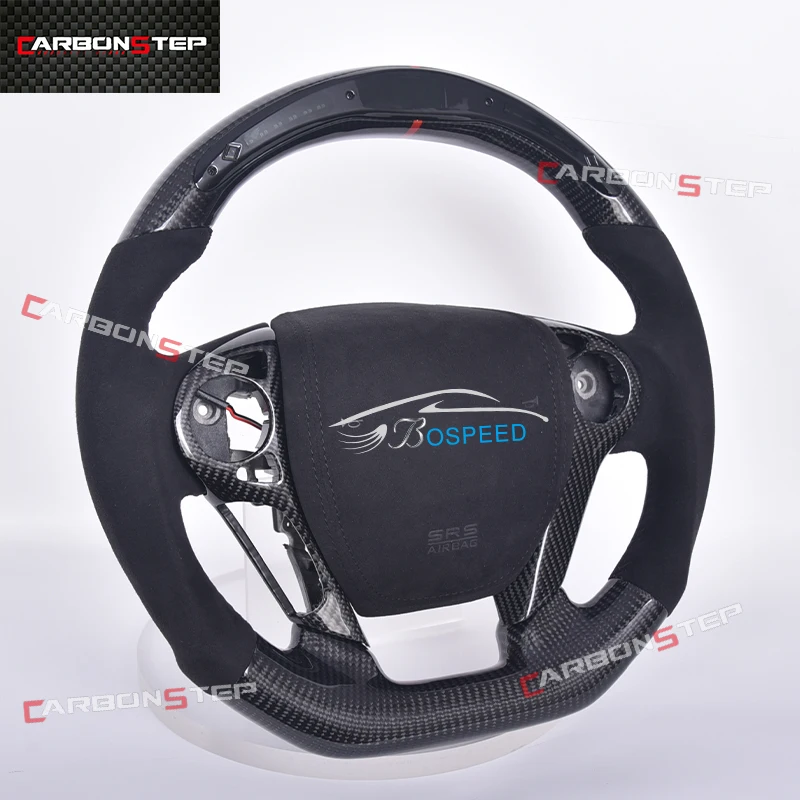 

For Mercedes Benz Carbon Fiber Led Steering Wheel W205 AMG W212 W213 CLA C300 GLC SLK E200 W164 W124 CLA C63s Upgrade de Leather