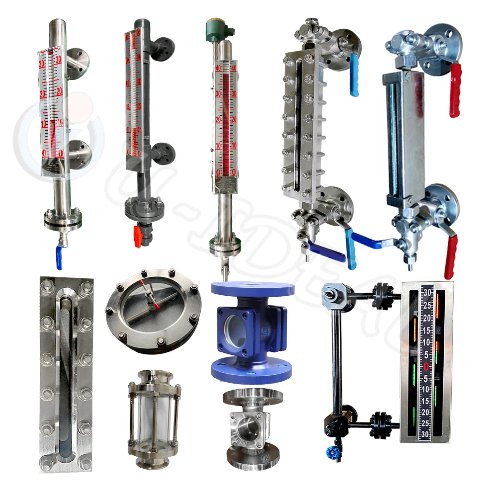 Magnetic Flap Float/Reflex Tubular Level Measuring Instrument Manufactured Liquid Water/Oil/Fuel Tank Sight Glass