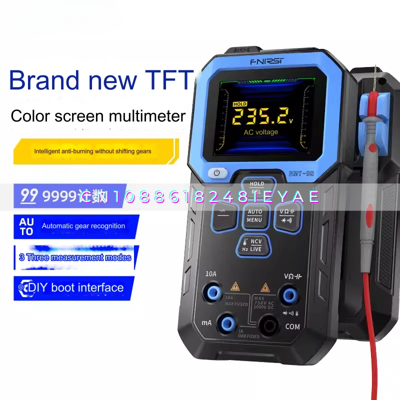 FNIRSI DMT-990,000 Meter Digital High Precision Intelligent Anti-burning Multi-function Automatic Digital Display Electrician