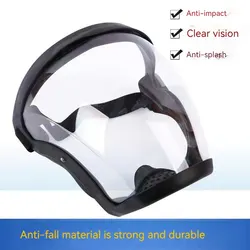 Dust And Anti-Fog Transparent Mask High-Definition Fog-Free Welding Eyewear Head-Mounted Full-Face Protection