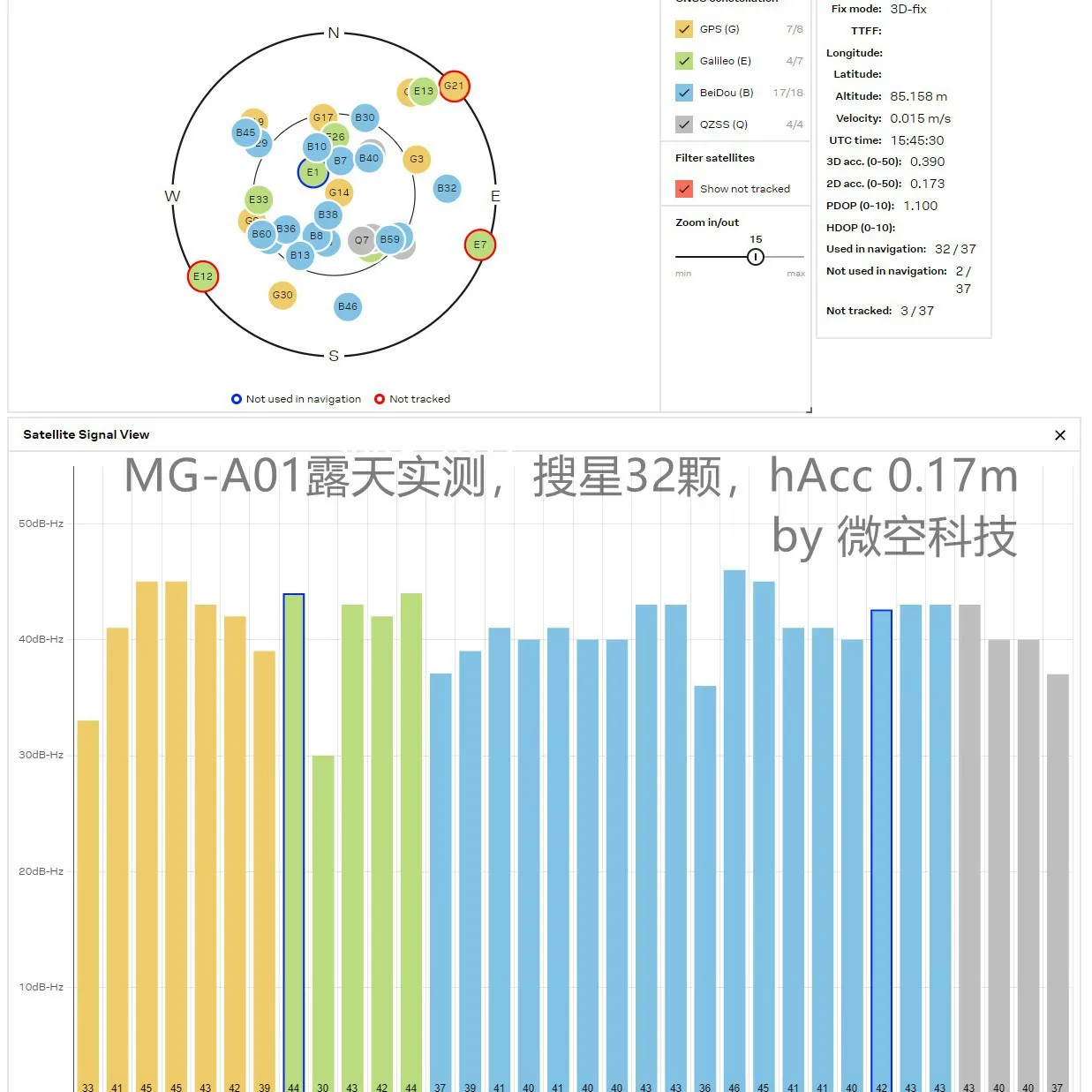 Micro Air M10 GPS Beidou Module MG-A01GPS Module with Compass 5883 Crossover Replace M8N