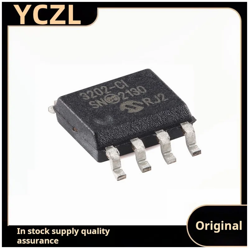 2 قطعة الأصلي حقيقية MCP3202-CI/SN SOIC-8 12 بت ثنائي القناة A/D تحويل رقاقة