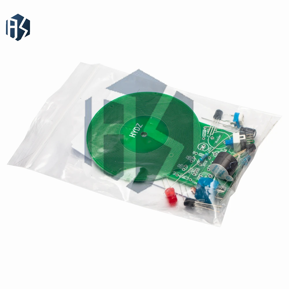 1 Buah Kit Detektor Logam Kit Elektronik DC 3V-5V 60Mm Modul Papan Sensor Non-kontak DIY Kit DIY Detektor Logam Bagian Elektronik
