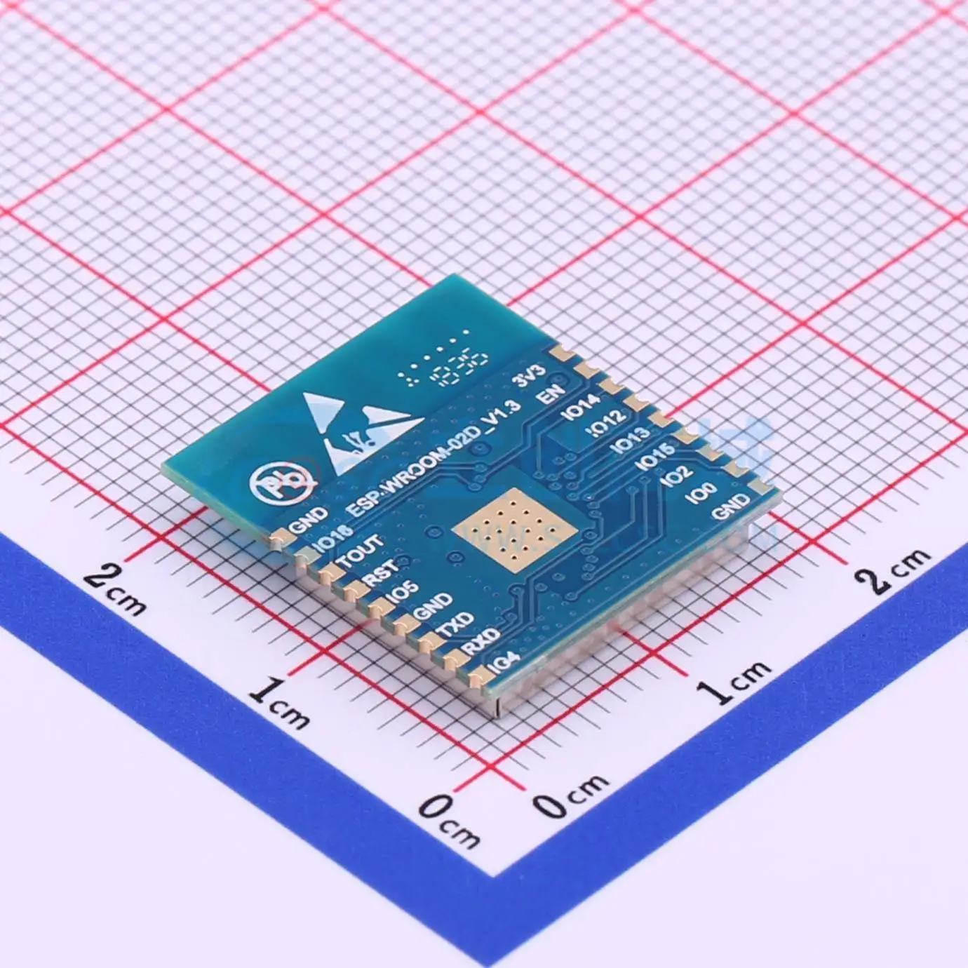 4pcs ESP-WROOM-02D-N4 SMD 20x18mm ESP8266EX I2C SPI UART I2S 2.4GHz WiFi Wireless Module for Smart Home System