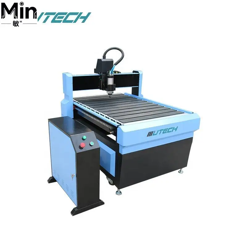 UTECH 6090 9012 1212 2030 4x4 3D CNC Cutting Engraving Machine for Advertising Industry Processing