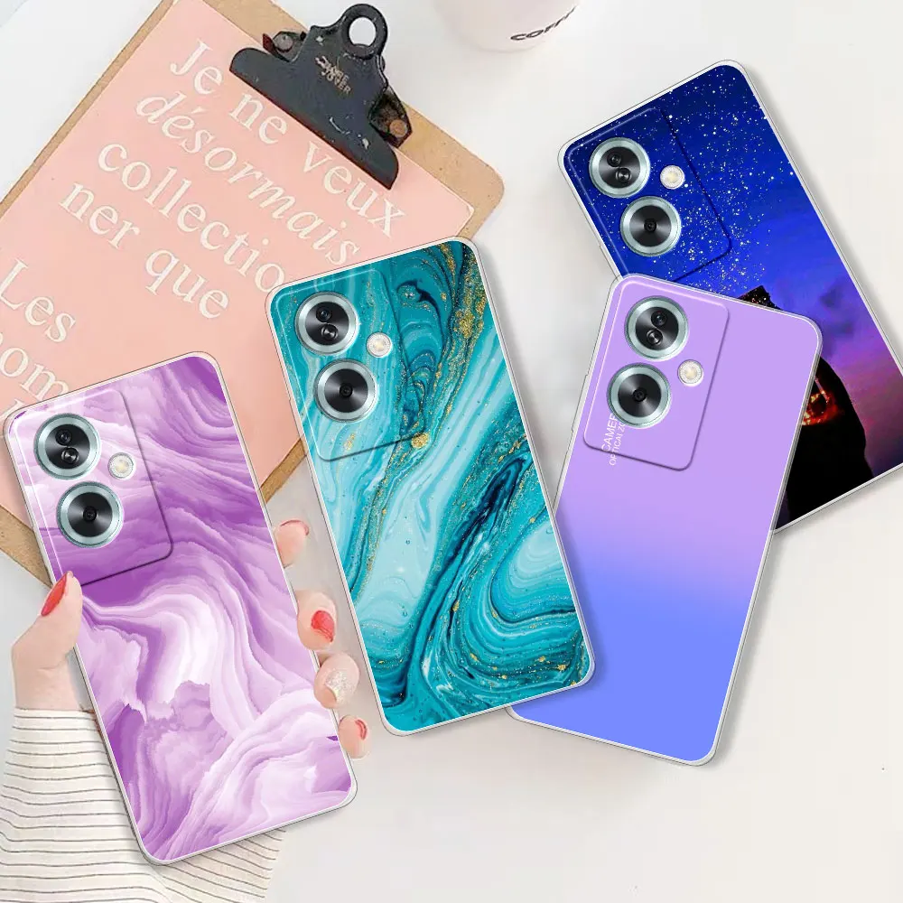 For Oppo A79 A78 Case Clear Phone Cases For Oppo A59 A77S Cover TPU Soft Silicone Clear Protect Coque For Oppo A77 A76 A74 Funda