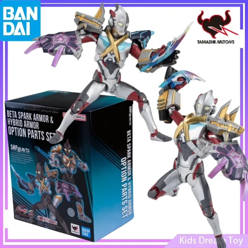 

Bandai in Stock Original S.H.Figuarts BETA SPARK ARMOR&HYBRID ARMOR OPTION PARTS SET Anime Action Figures Toys Collectible Model