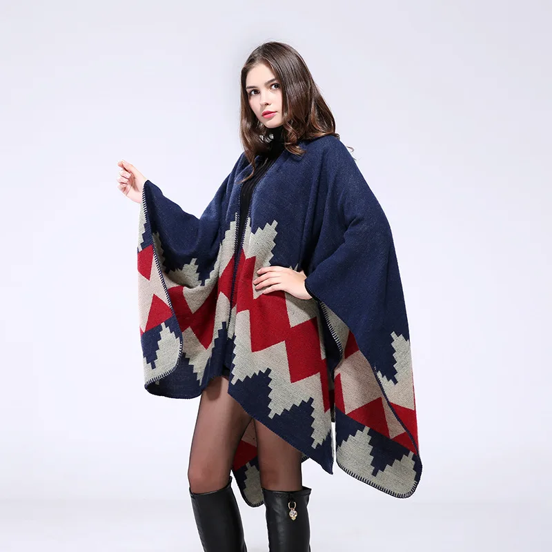 

Autumn Ponchos European American Hot Selling Cloaks Air Conditioners Capes Warm Decorations Shawls Scarves Women's Cloaks