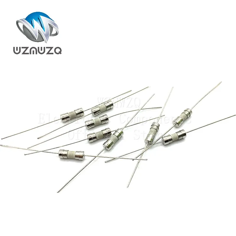

20PCS 3*10mm 3.6*10mm FUES 250V T / F F100mA 0.1A 0.5A 1A 2A 3A 3.15A Time-lag Fast-acting Fuse Lead wire 4A 5A 6.3A 8A 10A 15A