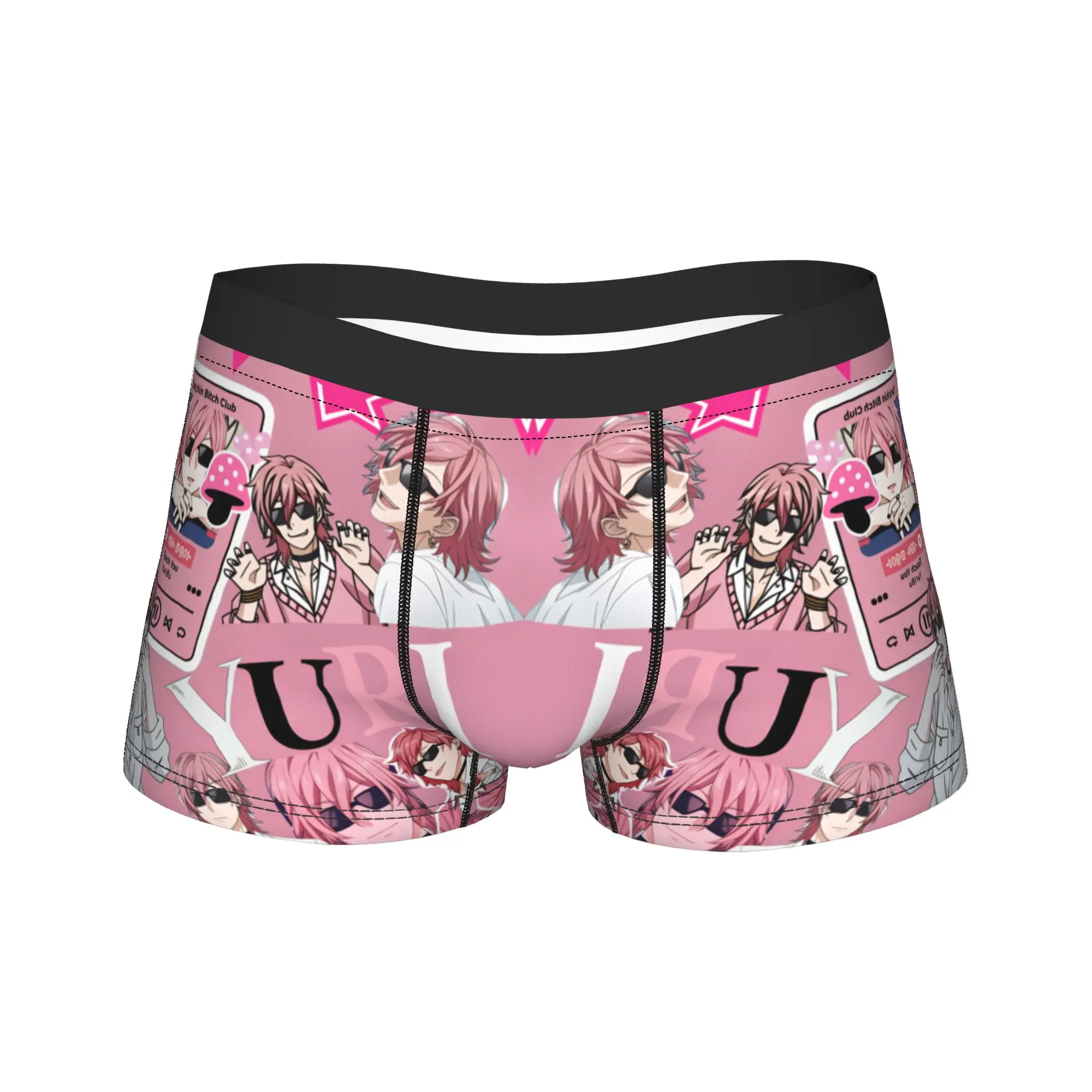 

Yarichin B Club Boxer Brief Underwear Trenky Males Breathable Boxer Shorts Pattern Plus Size Underpants