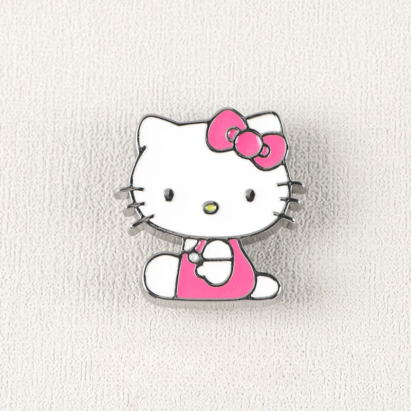 Metal Hello Kitty Jibz Alloy Croc Shoes Charms Anime DIY Pink Series Sandals Accessories for Clogs Buckle Decorations Kids Gifts