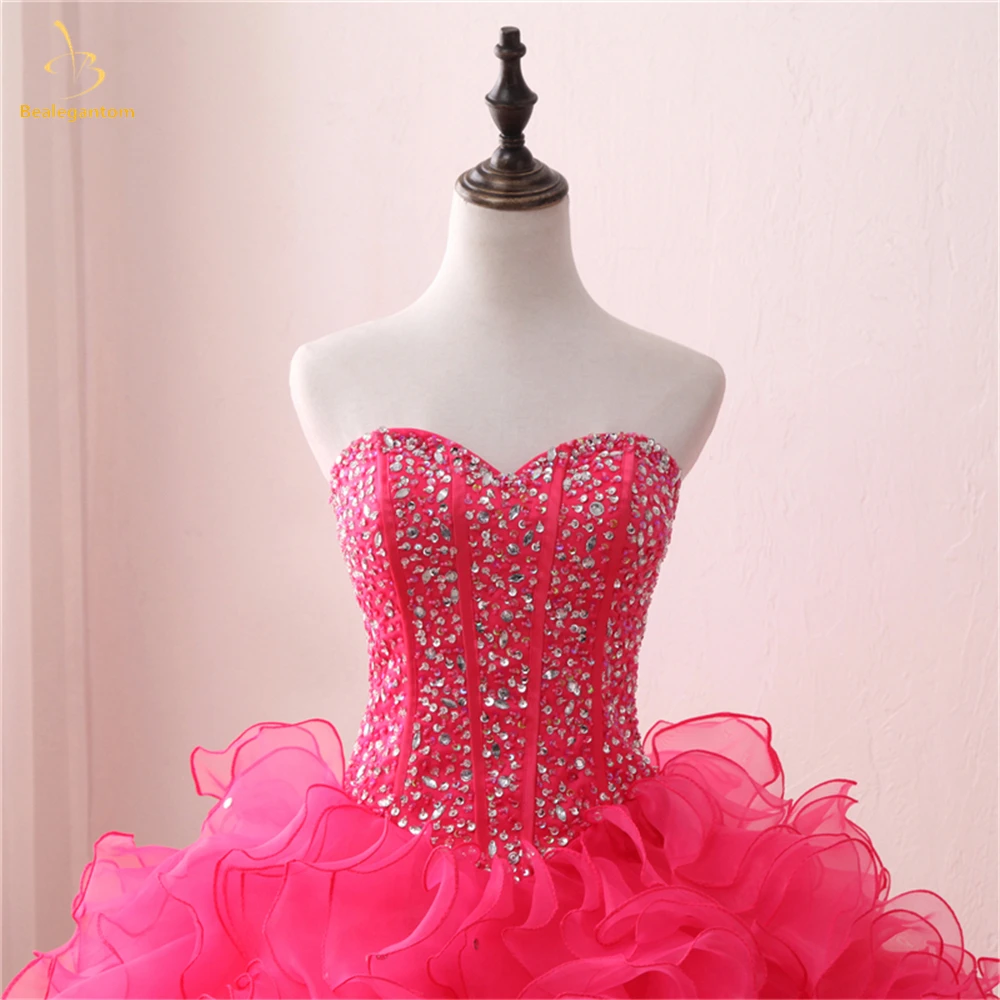

Bealegantom Quinceanera Dresses 2025 for 15 Year Ball Gown Sweetheart Beaded Sweet 16 Prom Party Gown Vestidos De 15 Anos QA442