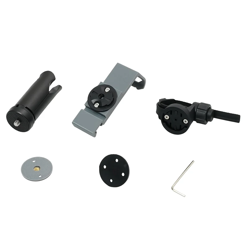 For DJI NEO RC Drone Bike Mount Compatible with Garmin Bicycle Computer Fixing Base 1/4'' Threaded Hole Selfie Stick Attachment