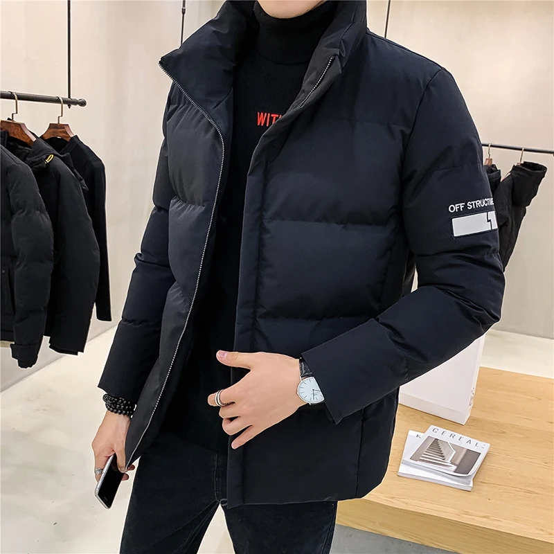 

Winter Fashion Trend Versatile Warm Jacket Men's Outdoor Cycling Sports Windproof Breathable Thick Warm Cotton Clothing