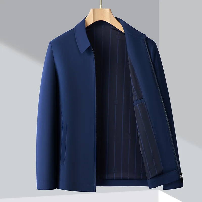 

Fashion Men Spring Collar Coat Dad Coat Top Casual Men Clothing
