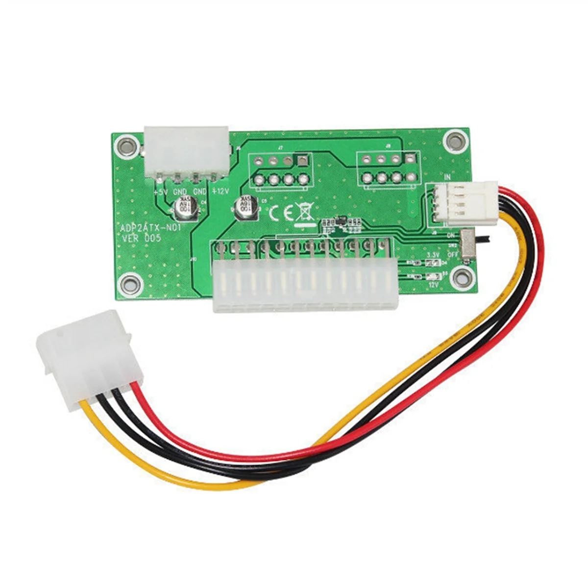 N33R_Dual PSU Riser Card 24PIN to 4PIN Power Supply Starter Board