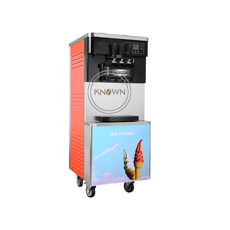 25L capacity free shipping vertical 3 Flavor Soft Ice Cream Machine/ice cream soft machine for Sale with special price