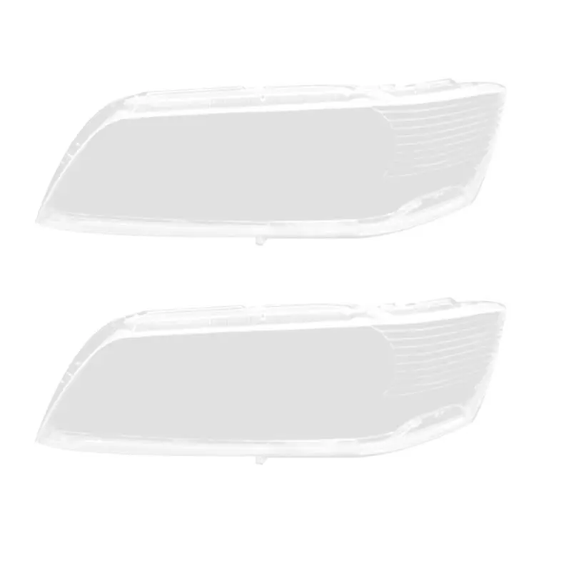 

2X Car Left Headlight Shell Lamp Shade Transparent Lens Cover For Lancer Evolution 2005-2006