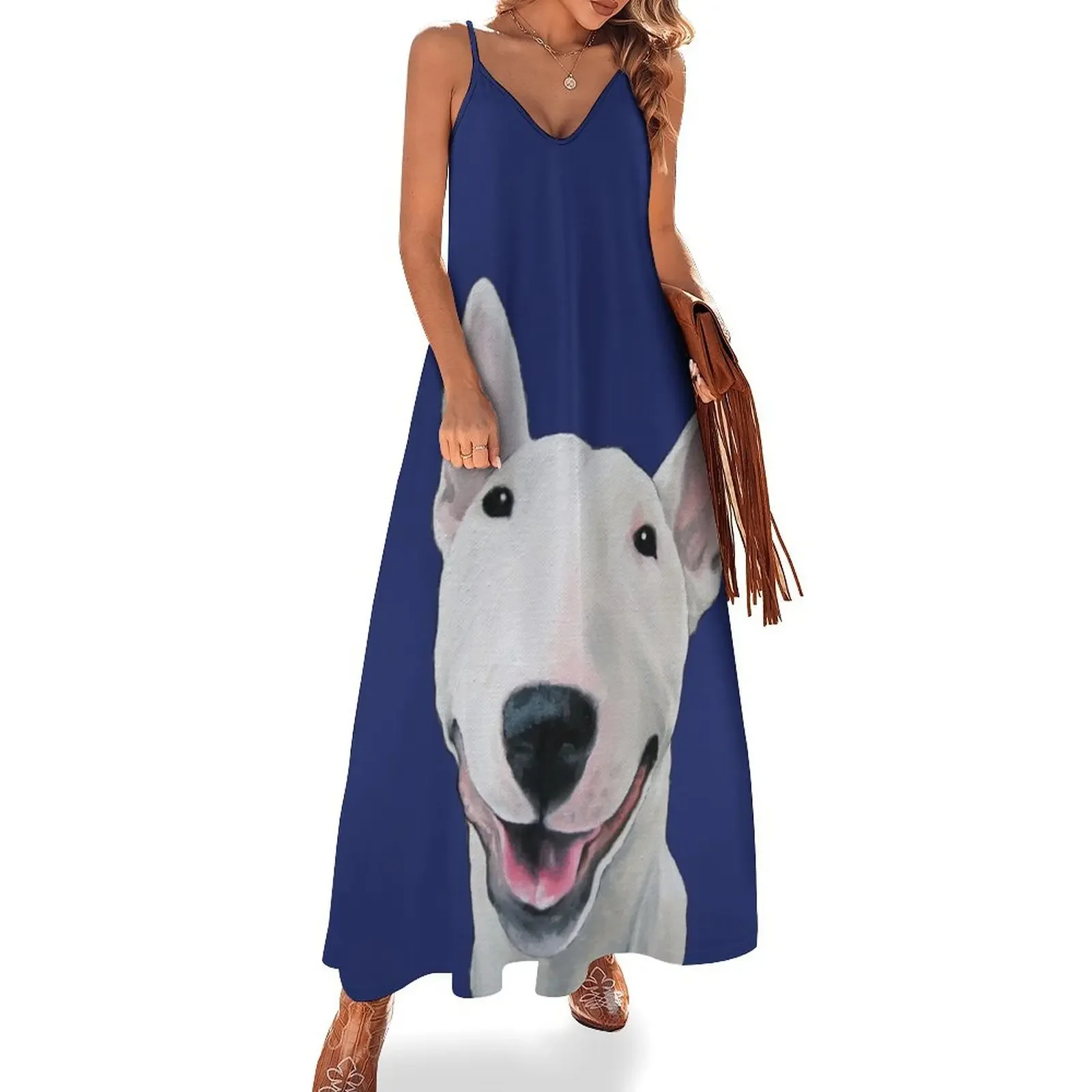 

Bull Terrier Unconditional Sleeveless Dress dresses korean style birthday dresses for women Dress