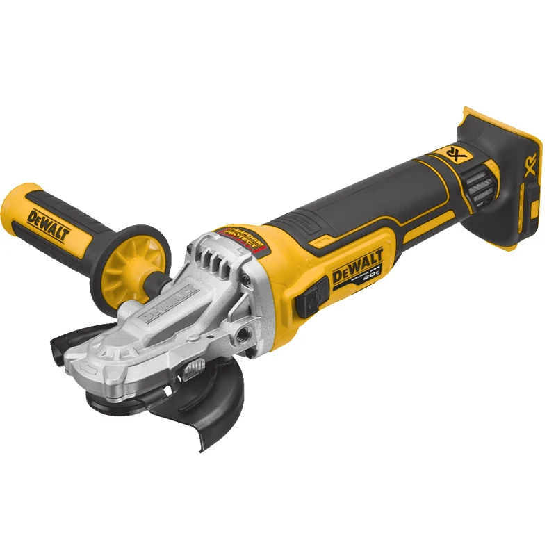 DEWALT DCG405FN Cordless Brushless Flathead Angle Grinder 125mm Grinding Machine Side Handle Greater Comfort Power Tool