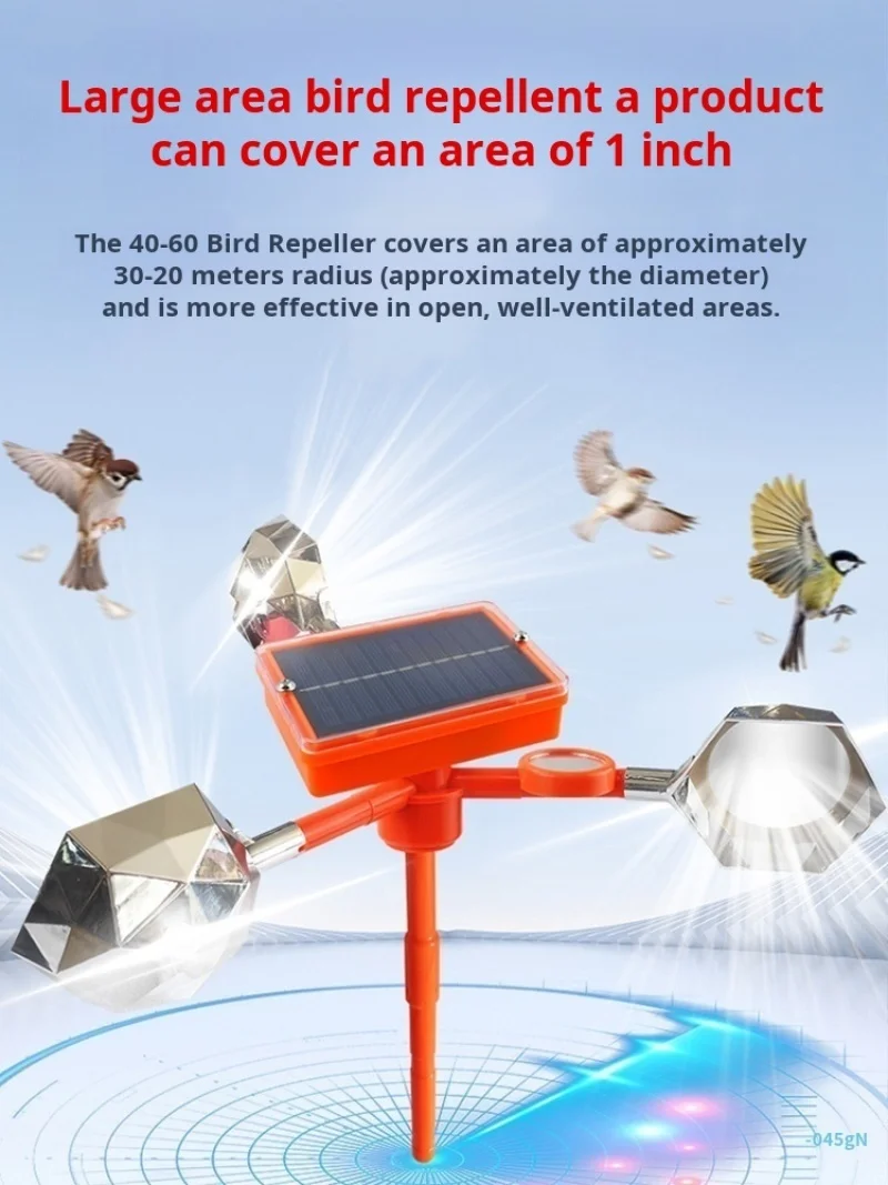 

Solar Smart Bird Repeller Protective Bird Smart Protector Solar Bird Repeller Smart Protector