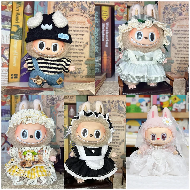 Leisure Style Jeans for Labubu Dolls Clothing Cute Mini Doll's Clothes Accessories