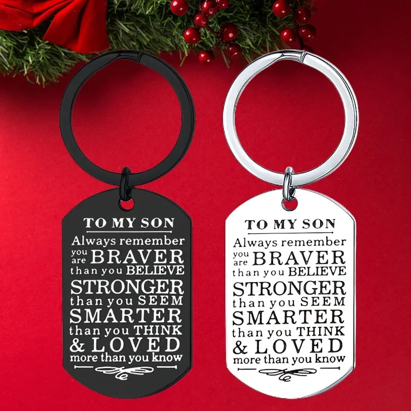 Hot Graduation Gifts Keychain Pendant  Memorial Inspirational Key Chain Keyring Always Remember You Are Braver Than You Believe