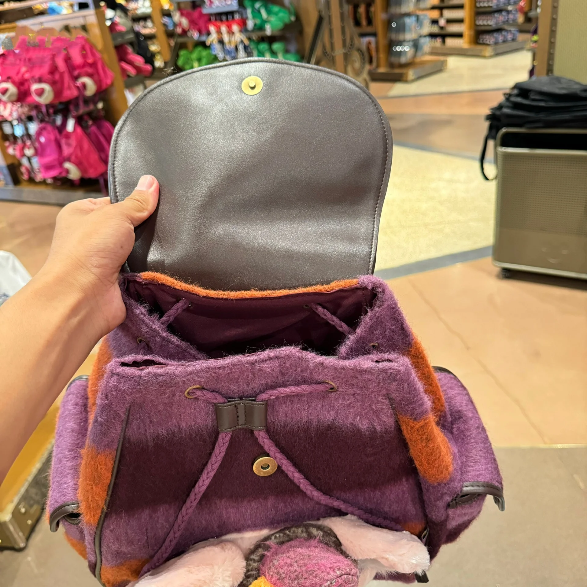 Shanghai Disneyland Halloween 2024 - Lina Belle - Little Fox Double-Shoulder Backpack for Girls - Schoolbag Gift - Souvenir view 6