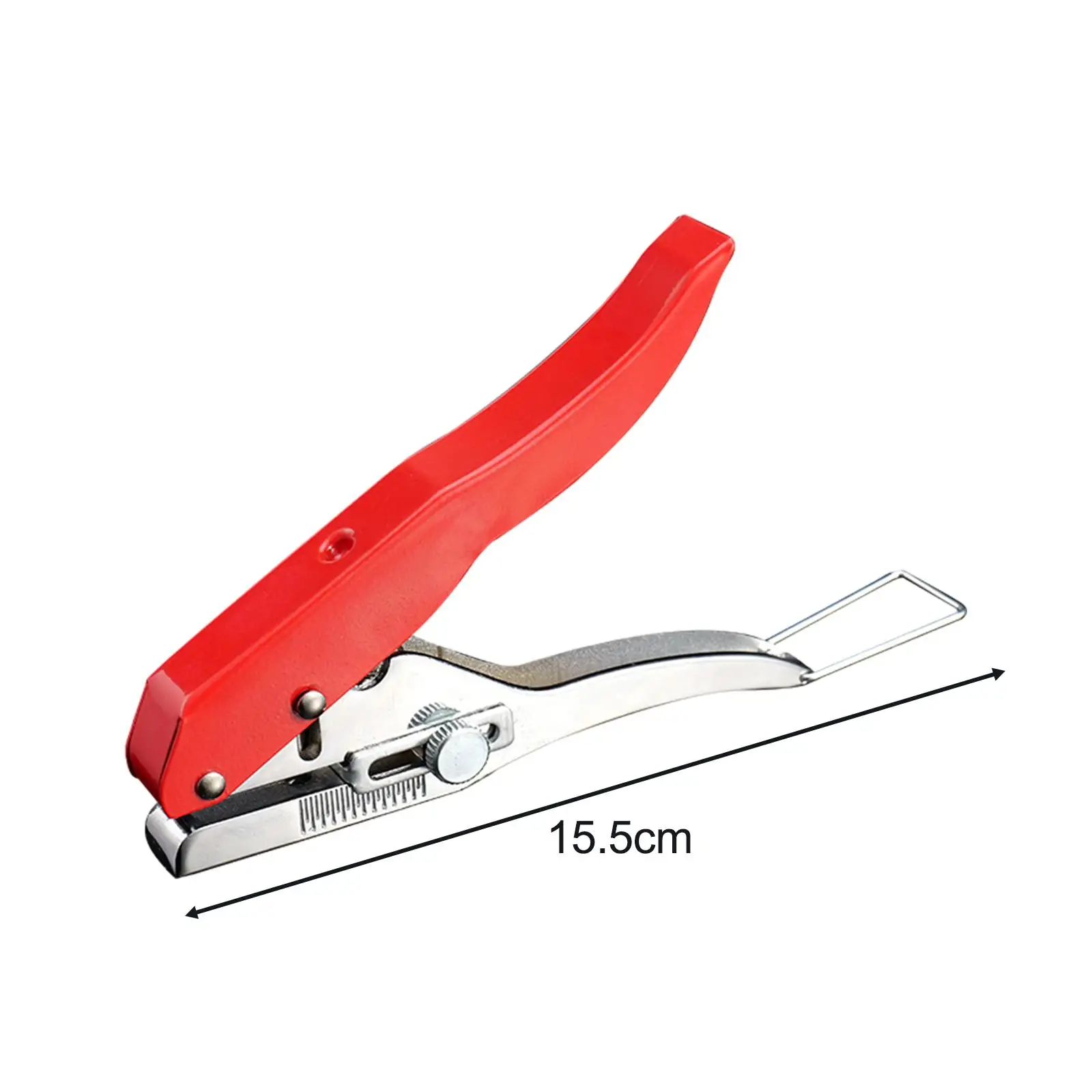 

Hole Punch Metal Portable Heavy Duty Paper Puncher Edge Banding Punching Pliers for ID Card Craft Paper Cardboard Photo Label