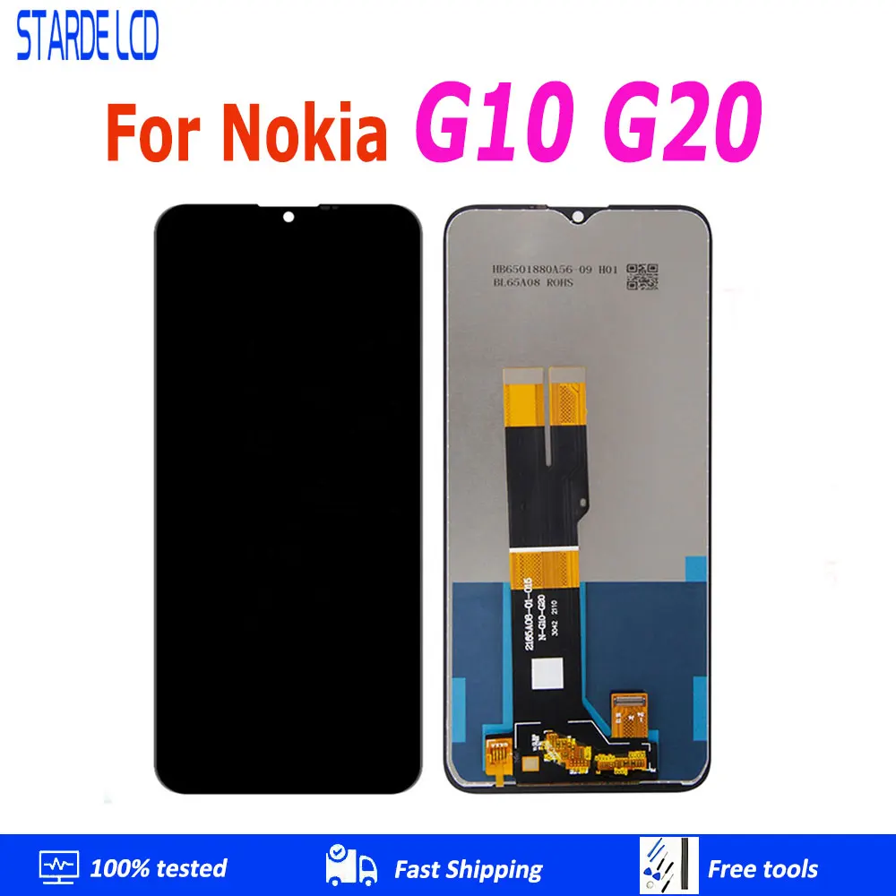 

6.52" Original LCD For Nokia G10 G20 TA-1336 TA-1343 TA-1365 TA-1372 LCD Display Touch Screen Digitizer Assembly replacement