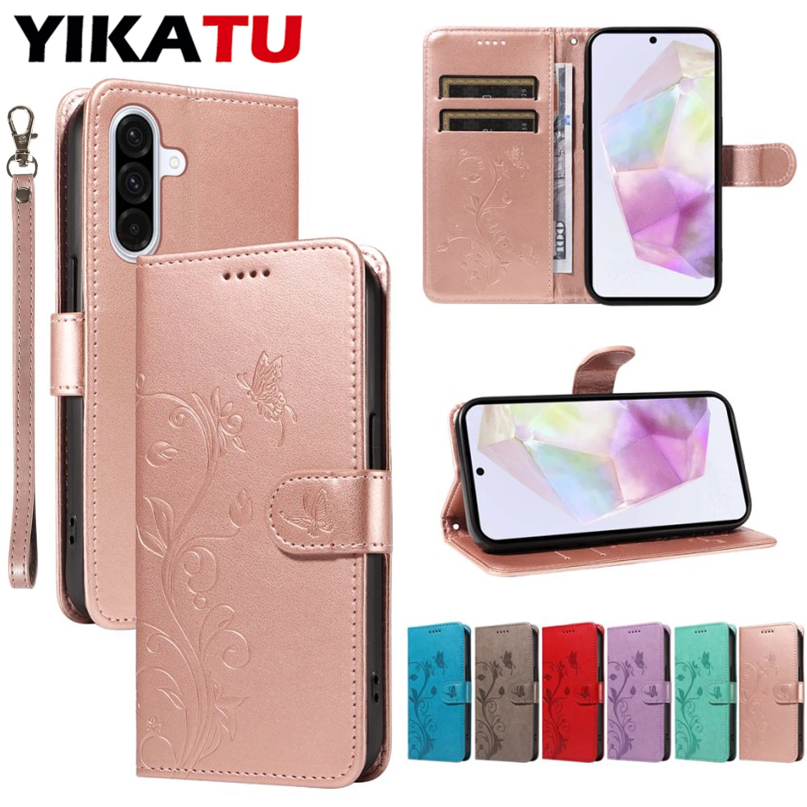 

Wallet Leather Case For Samsung Galaxy A91 A81 A73 A72 A71 4G A56 A55 A54 A53 A52 A51 A41 A40 A36 A35 A34 A33 A32 5G A31 A30