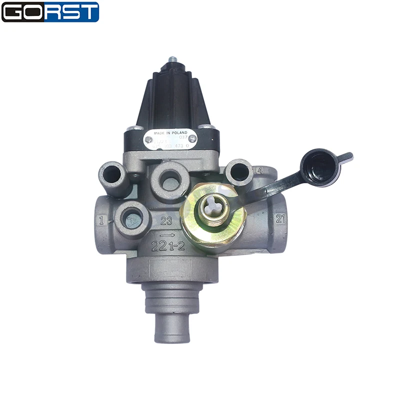 Válvula de freio de ar para caminhão Wabco Man Benz Renault, Auto Part, controlador de pressão, 9753034730, 1506504, 4804765, 0014319806