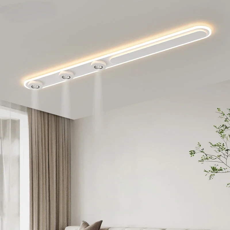 Plafonnier LED blanc au design moderne, éclairage d'intérieur, luminaire décoratif de plafond, idéal pour un salon, une chambre à coucher ou une cuisine, AC 90/260V, drop shipping