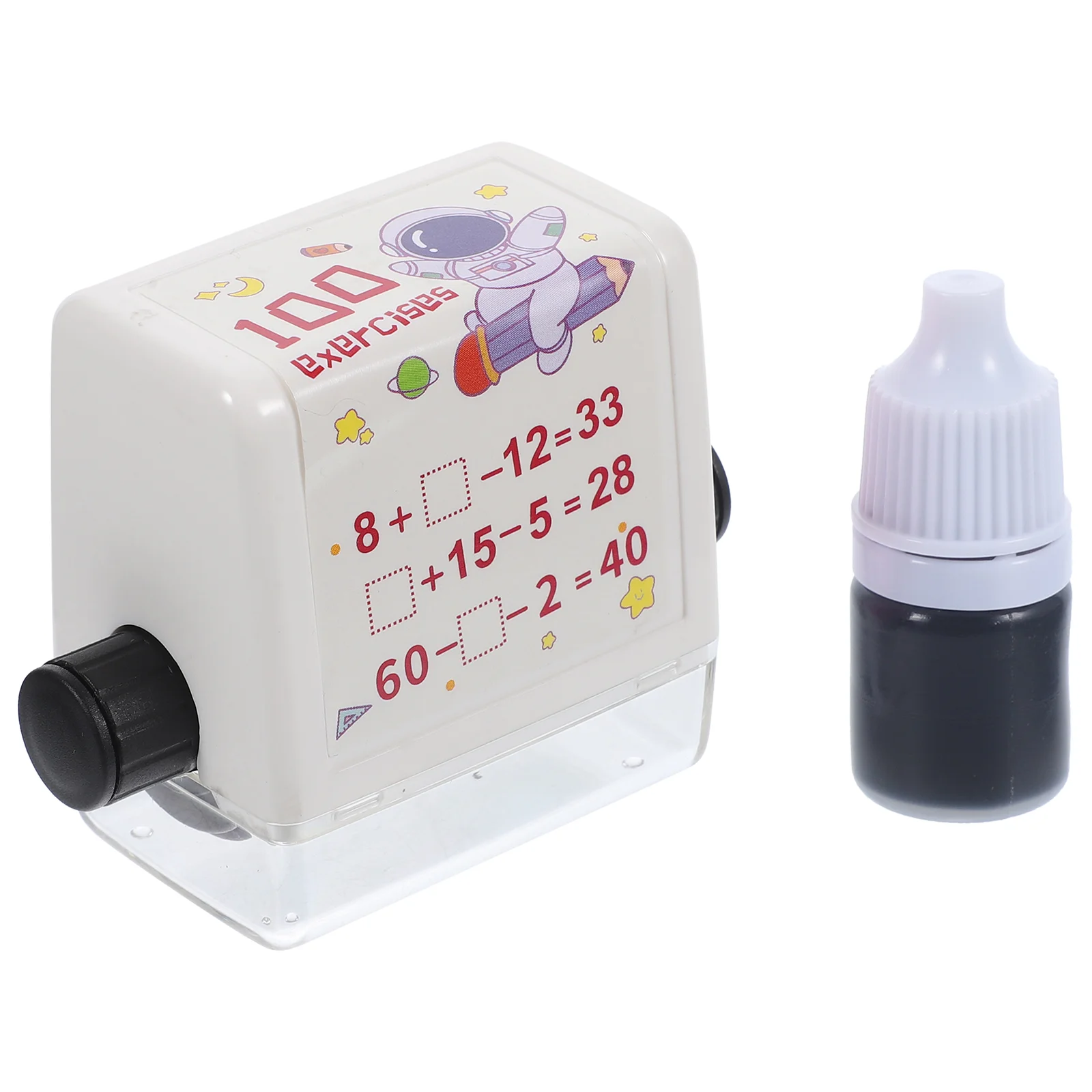 Math Roller Stamper Practice Addition and Subtraction Teaching Teacher Stamps Wear-resistant Student