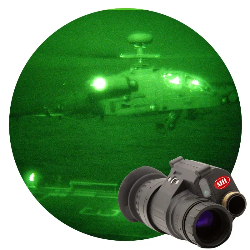 PVS14 Helmet Mounted Gen 2+/Euro Gen3 Green Phosphor Tube HD Low Light Night Vision Monocular