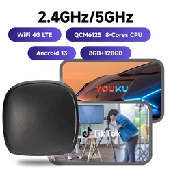 CarPlay Ai Box 8 + 128G Android 13 Wireless Carplay Android Auto QCM6125 8-rdzeniowy procesor 4G LTE dla VW Audi Kia Fiat