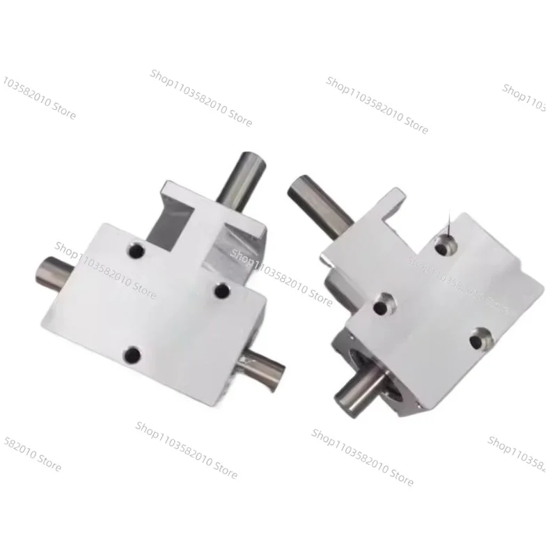 1:1 Right Angle Gearbox with 12mm Shaft, Precision Aluminum Shell Motor Gear Reducer