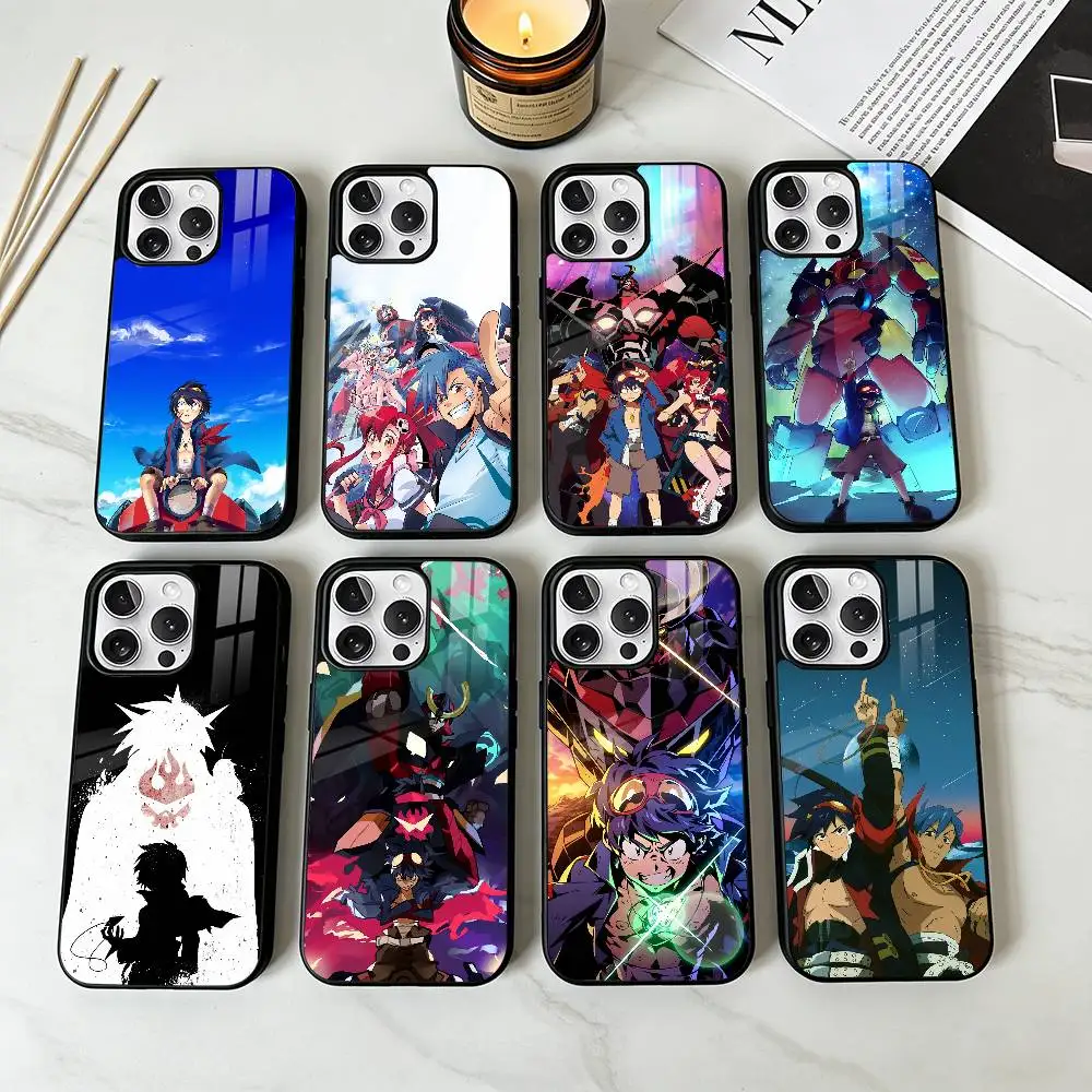 

Cool G-Gurren F-For L-Lagann Phone Case For iPhone 14,16,15,13,17,12,Plus,Pro,Max Magnetic For Magsafe Frosted Cover